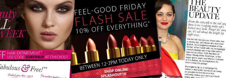 Subscribe to the feelunique.com newsletters