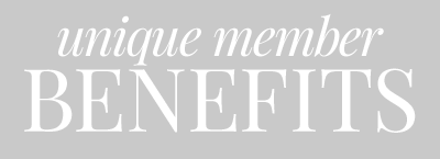 Unique Member Benefits