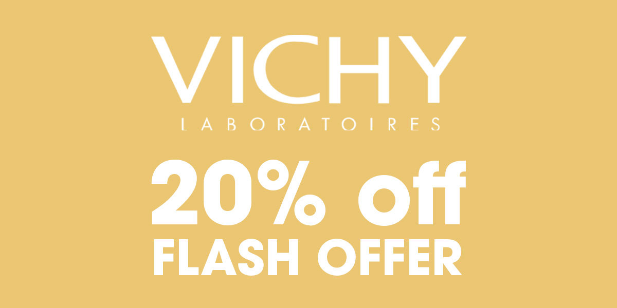Flash Sale: 20% off Vichy 