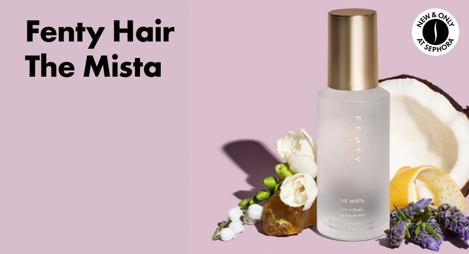 The signature Amber Bouquet scent, now bottled in an ultra-fine hair + body mist.