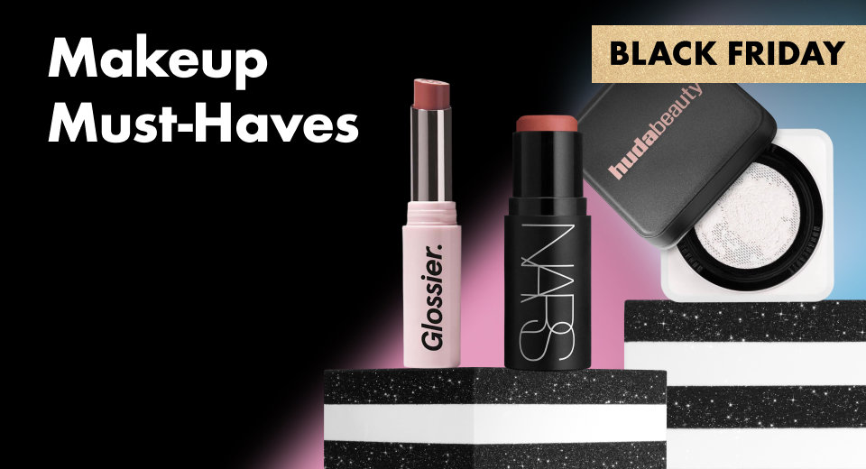Don't let your makeup bag miss out. Save on luxury faves like Huda Beauty and Nars