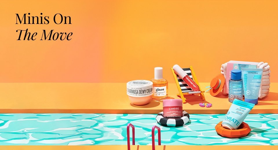 Glow on-the-go with these pocket sized products