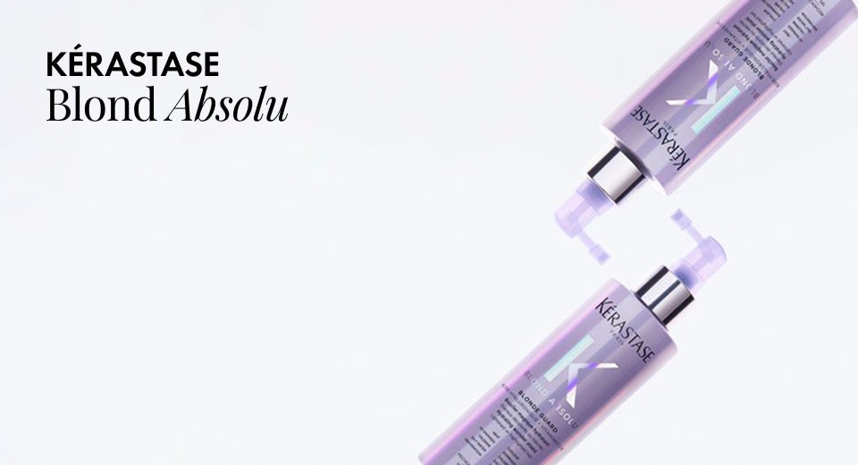 The care for blonde hair. This range maintains cool tones, nourishes and brightens.
