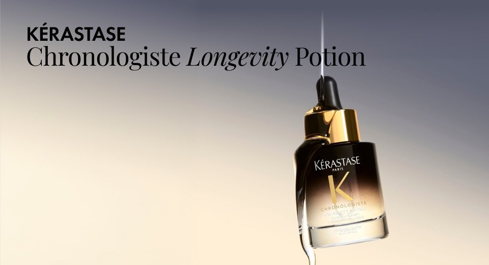 Helps reverse hair ageing signs in 1 night*. *Instrumental test on dryness & frizz.