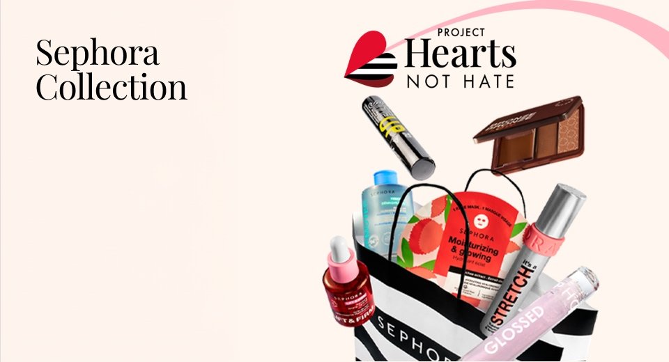 We’re donating £1* for every Sephora Collection product sold to Right To Be UK charity.
