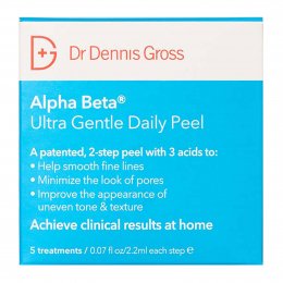 FREE Alpha Beta® Ultra Gentle Daily Peel 5 Applications when you spend £75 on Dr Dennis Gross.*