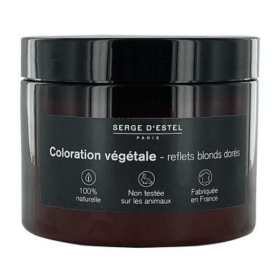 Serge D'Estel Paris Coloration Végétale Reflets Blond Doré 200g