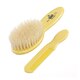 Kent Baby Supersoft White Bristle Brush & Comb Set - BA28