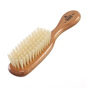 Kent Baby Cherrywood Super Soft Pure White Bristle Brush - BA10