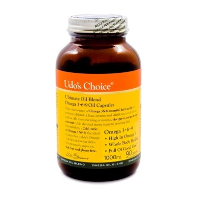 Udo's Choice Ultimate Oil Blend 1000mg 90 Capsules