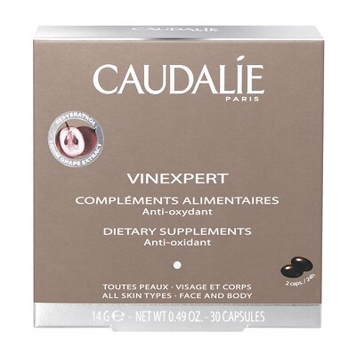 Caudalie Vinexpert Dietary Supplement for Skin 30 Capsules