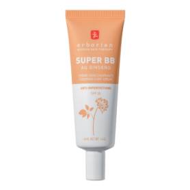 ERBORIAN SUPER BB WITH GINSENG CLAIR - High covering Anti-imperfections care BB FAMILY SUPER BB DORE 40ML