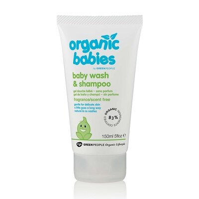 Green People Organic Babies Scent Free Baby Wash & Shampoo 150ml
