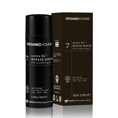 Green People Organic Homme 7 Active Fix Repair Serum 50ml