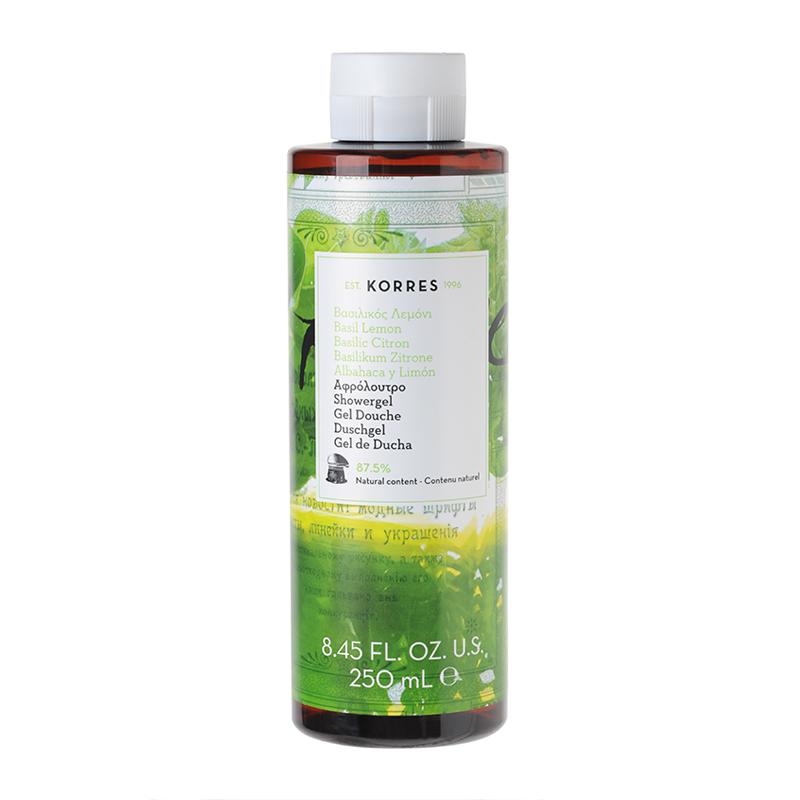 Korres Basil Lemon Showergel 250ml Feelunique
