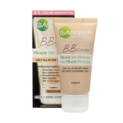 Garnier Miracle Skin Perfector Daily All-In-One B.B. Cream - Medium 50ml