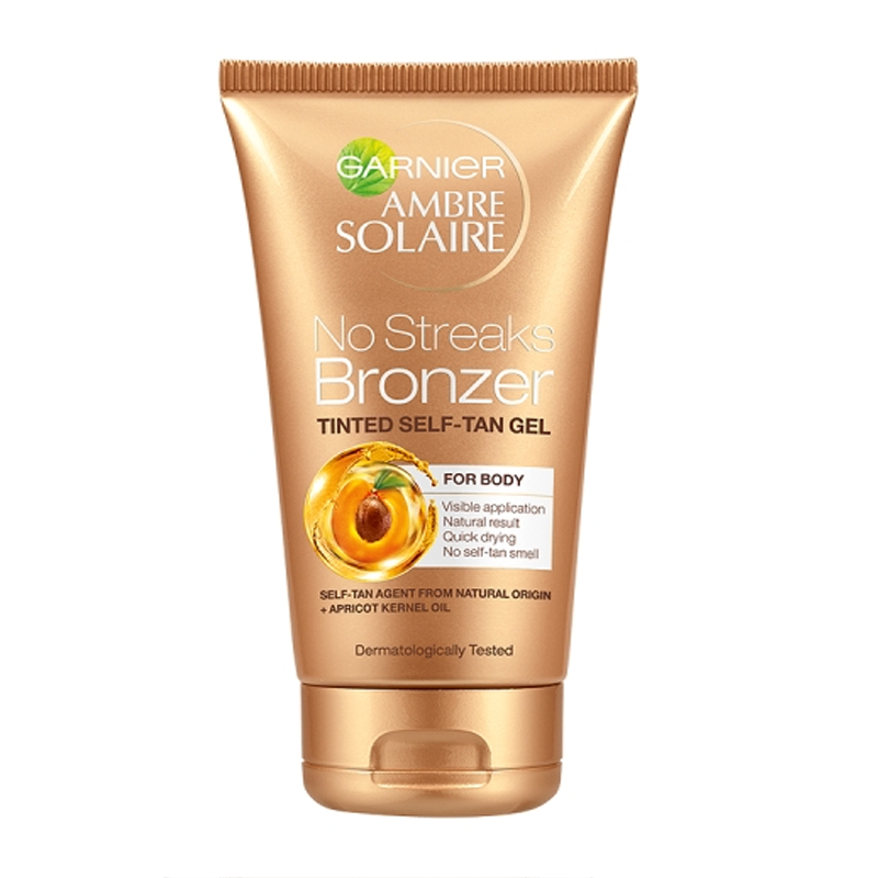 Garnier Ambre Solaire No Streaks Bronzer Tinted SelfTan Gel 150ml
