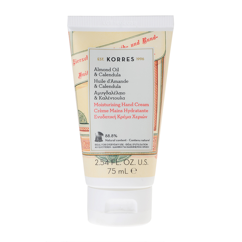 Korres Moisturising Hand Cream with Organic Almond Oil & Calendula 75ml