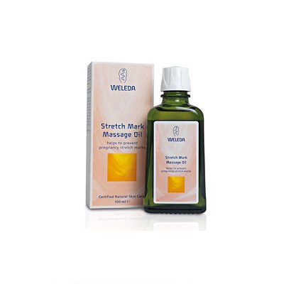 weleda 100ml stretch massage mark oil feelunique