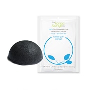 The Konjac Sponge Company 100% Natural Vegetable Fibre Sponge with Bamboo Charcoal