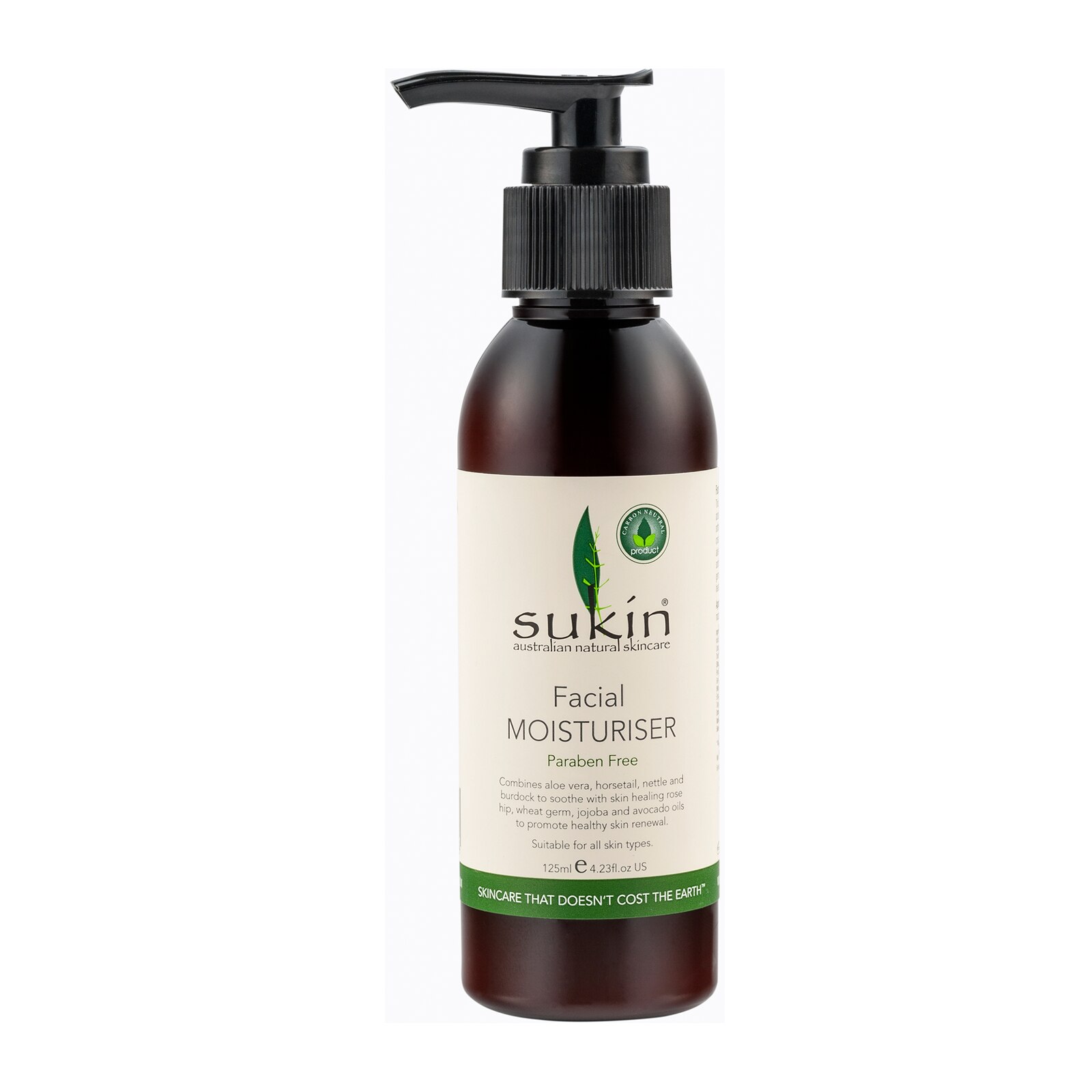 Sukin Facial Moisturiser 125ml Feelunique