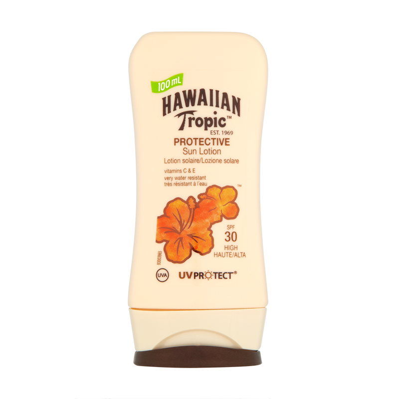 Hawaiian Tropic Satin Protection Sun Lotion SPF 30 Mini Tottle 100ml