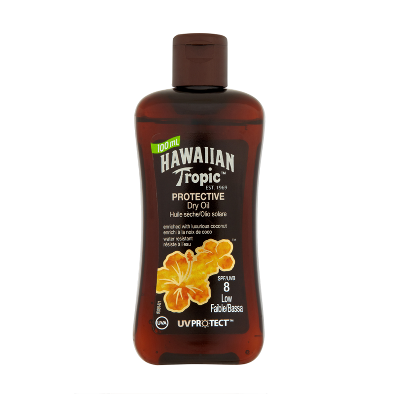 Hawaiian Tropic Protective Oil SPF 8 Mini Bottle 100ml Feelunique