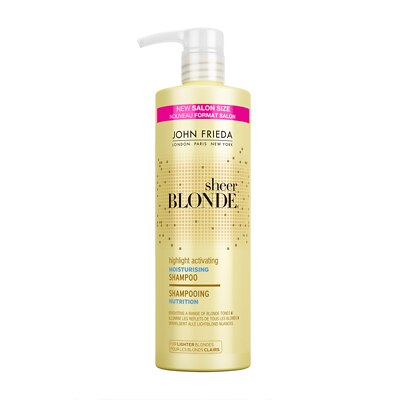 Fresh John Frieda Blonde Shampoo On Brown Hair John Frieda Sheer Blonde Highlight Activating Moisturising Shampoo for Lighter Blondes 500ml 1382690194 main - Fresh John Frieda Blonde Shampoo On Brown Hair