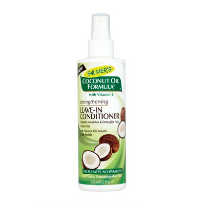 conditioner strengthening coconut formula oil leave 250ml palmer feelunique