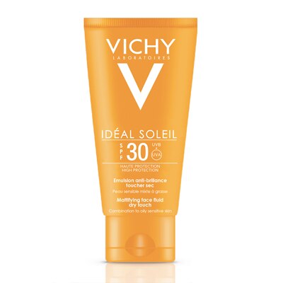 vichy ideal soleil spf 50 mattifying face fluid dry touch