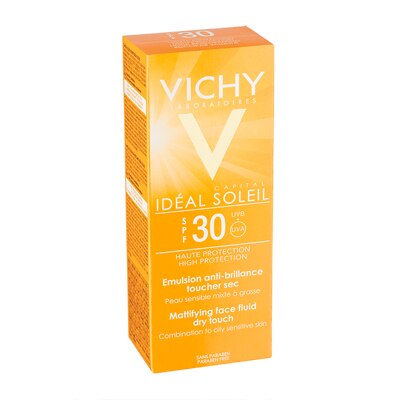 vichy ideal soleil mattifying face fluid dry touch