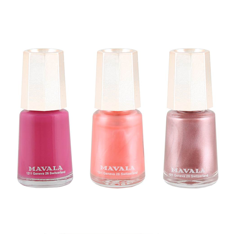 Mavala Traditional Nail Colour Trio Honolulu, Samoa & Feminine