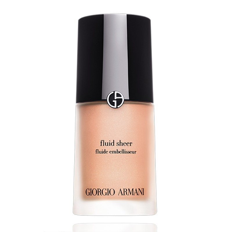 Fluid giorgio armani sheer kim foundation 30ml highlighter glowing ultra light kardashian feelunique applied before makeupalley Giorgio Armani Fluid Sheer Highlighter 30ml - Feelunique