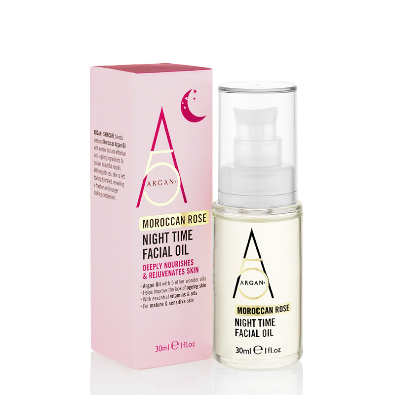 Argan+ Moroccan Rose Night Time Facial Oil 30ml Feelunique