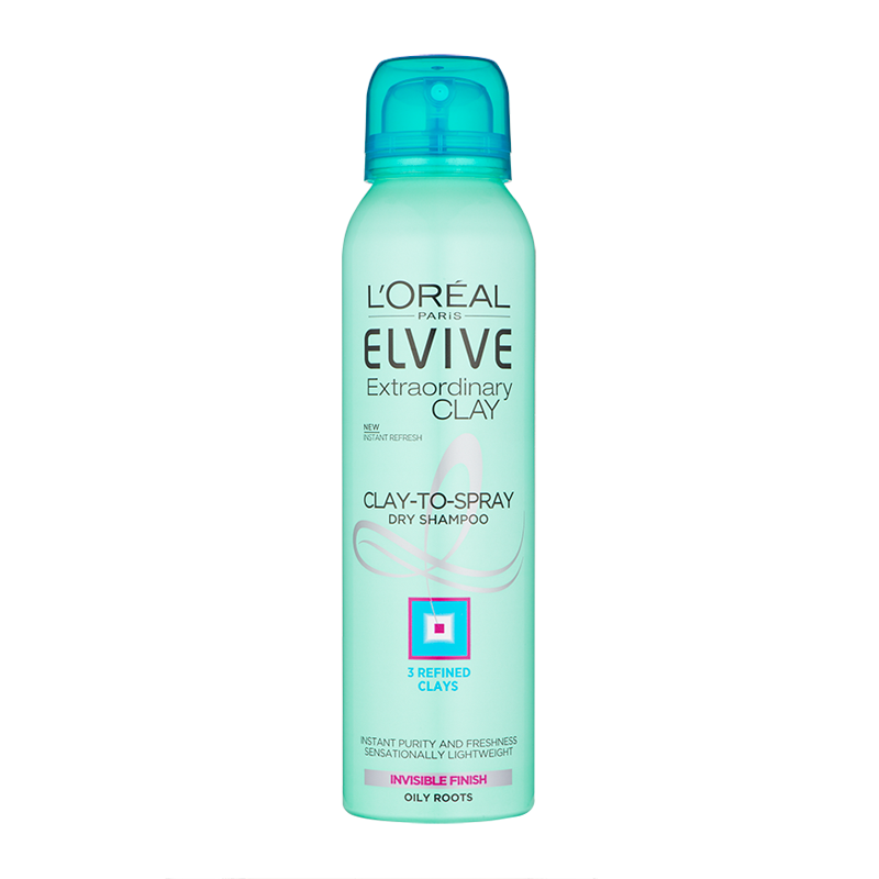 L'Oréal Elvive Extraordinary Clay Dry Shampoo 150ml Feelunique