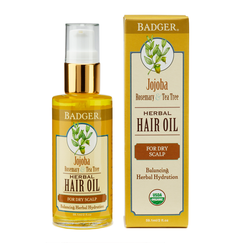 Badger Jojoba Hair Oil 59.1ml Feelunique