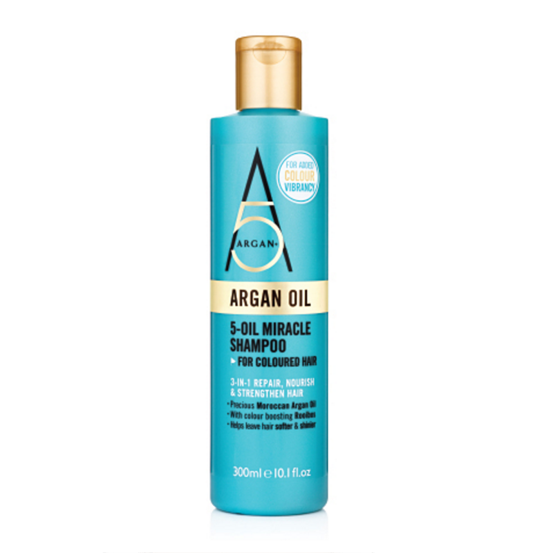 Argan+ 5Oil Miracle Shampoo 300ml Feelunique