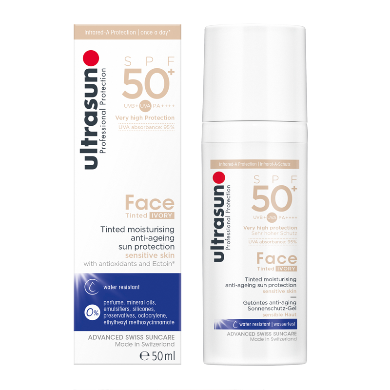 Ultrasun Face Very High SPF 50+ AntiAgeing Tinted Formula 50ml