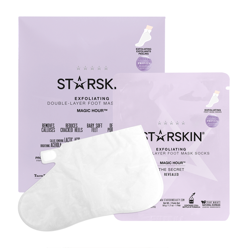 STARSKIN® Magic Hour™ Exfoliating DoubleLayer Foot Mask Socks Feelunique