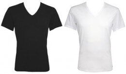 Calvin Klein CK One Cotton Stretch V-Neck T-Shirts 2 Pack