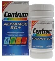 Centrum Advance 50+ Multivitamin/Multimineral 100 Tablets