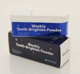 Pearlys Weekly Teeth Brighten Powder 40g