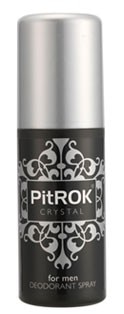 PitRok Crystal Deodorant Spray for Men 100ml
