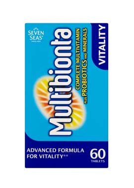 Seven Seas Multibionta Vitality Complete Multvitamin with Probiotics Tablets