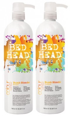 TIGI Bed Head Colour Combat Dumb Blonde Shampoo & Conditioner Tween Duo 2 x 750ml
