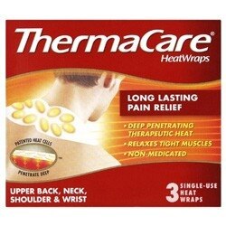 ThermaCare Therapeutic HeatWrap x 3 - Upper Back, Neck, Shoulder & Wrist