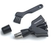 Tweezerman Deluxe Nose Hair Trimmer for Men with Cleaning Brush