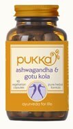 Pukka Organic Ayurvedic Ashwagandha & Gotu Kola Formula 90 Capsules