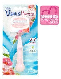 Gillette Venus Breeze Spa 2 in 1 Razor Plus Shave Gel Bars