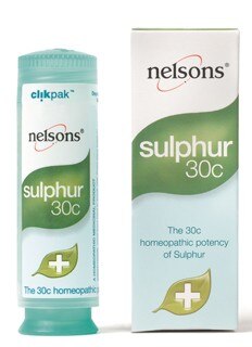 Nelsons Homeopathic Sulphur 30c 84 Pillules